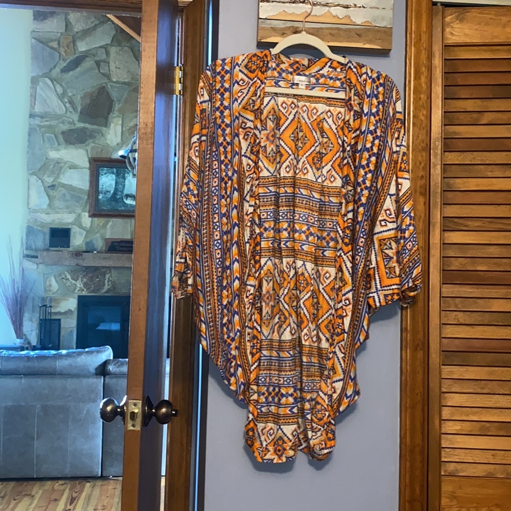 Arnhem Royal Mayan short kimono